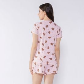 Pijama Capivara Feminino Curto Camila Moretti
