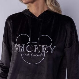 Pijama Feminino Longo Em Plush Disney