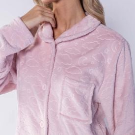 Pijama Feminino Americano Sleepy Panda Camila Moretti Rosa