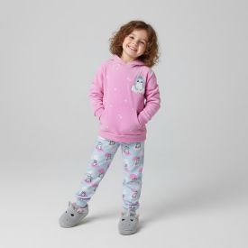 Pijama Infantil Menina 4 a 10 Anos Magic Sky Marmelada Rosa