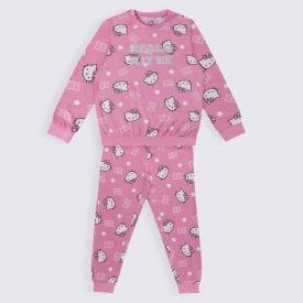 Pijama Infantil Menina 4 a 10 Anos Peletizado Sanrio
