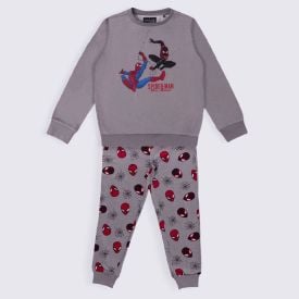 Pijama Infantil Menino 4 a 10 Anos Peletizado Marvel Spider-Man
