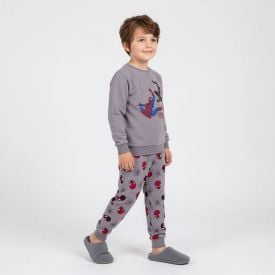 Pijama Infantil Menino 4 a 10 Anos Peletizado Marvel Spider-Man