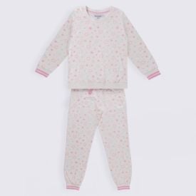 Pijama Juvenil Menina 12 a 16 Anos Peletizado Estrelas Marmelada