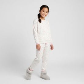 Pijama Juvenil Menina 12 a 16 Anos Peletizado Estrelas Marmelada Estampado