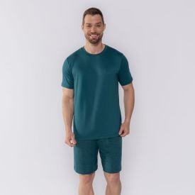 Pijama Masculino Curto Marc Alain Azul