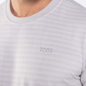 Pijama Masculino Curto Peletizado Marc Alain Cinza