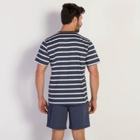 Pijama Masculino Listra Aberto Marc Alain Listra