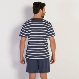 Pijama Masculino Listras Marc Alain Listra