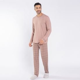 Pijama Masculino Longo Peletizado Marc Alain