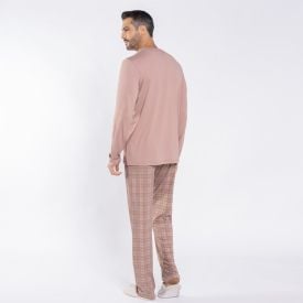 Pijama Masculino Longo Peletizado Marc Alain
