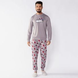 Pijama Masculino Longo Peletizado Marvel Spider-Man