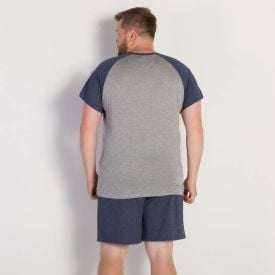 Pijama Masculino Mangas Raglan Marc Alain Plus