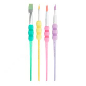 Pincel Soft Touch Faber-Castell - 4 Unidades