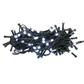 Pisca-Pisca de Natal Branco 100 Leds 8 Funções Taschibra - 220 V