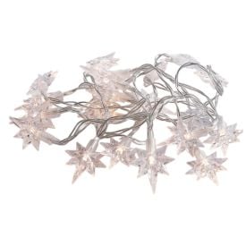 Pisca-Pisca de Natal Estrelas 20 Leds 2M Havan Casa - Transparente