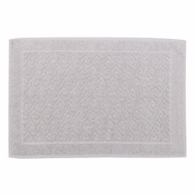 Piso Atoalhado 50X70 Cm Spazio Havan  - Prata