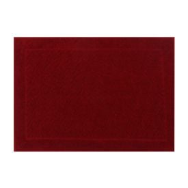 Tapete Piso Atoalhado para Banheiro 45X68 cm Spazio Havan - Bordô