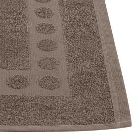 Tapete Piso Atoalhado para Banheiro 100% Algodão Havan Casa - Taupe Verona