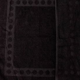 Piso Atoalhado para Banheiro 100% Algodão Havan Casa - Preto Prisma