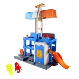 Pista Hot Wheels City Downtown Police Tower Mattel - JHL74