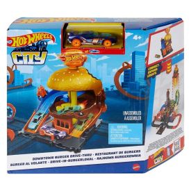 Pista Hot Wheels City Lanchonete Mattel - HDR26