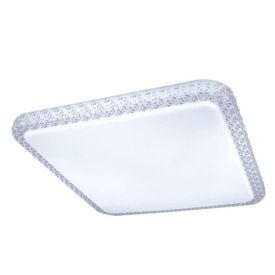Plafon Led Taschibra Quadrado Liora On Tw 30W Com Controle Remoto