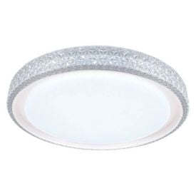 Plafon Led Taschibra Redondo Iris 20W On Tw Com Controle Remoto