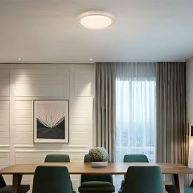 Plafon Led Taschibra Redondo Iris 20W On Tw Com Controle Remoto