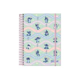 Planner Espiral 2026 Stitch 80 Folhas Foroni - Sortido