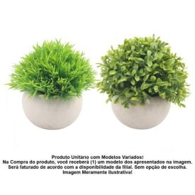 Planta Bonsai Artificial Com Vaso Havan Casa 13Cm - Sortido