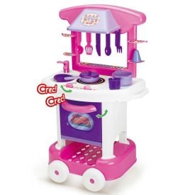 Cozinha Infantil Play Time 2008 Cotiplás - Rosa