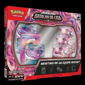 Deck Batalha de Liga Pokémon Mewtwo Ex da Equipe Rocket Copag