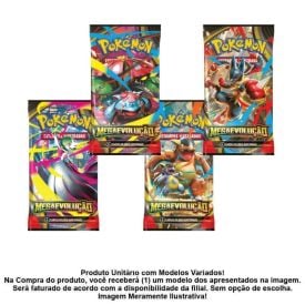 Pokémon Mega Evolução Blister Triplo Copag - Sortido