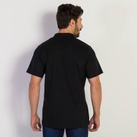 Polo Masculina Básica Com Bolso Marc Alain