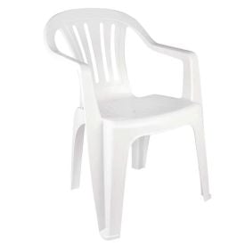 Cadeira De Plástico Mor Empilhável Bela Vista  - Branco