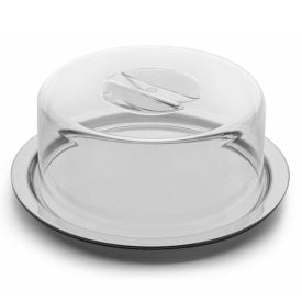 Porta Bolo De Inox Com Tampa Neo Forma - 24cm