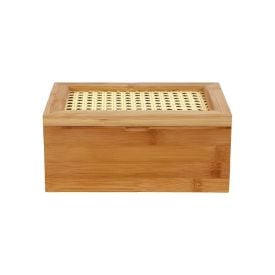 Porta Chá Bambu Havan Casa 24Cm - Natural