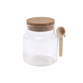 Porta Condimento Com Colher De Bambu 170Ml Havan Casa - Vidro