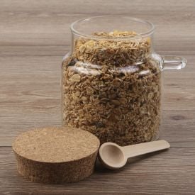 Porta Condimento Com Colher De Bambu 400Ml Havan Casa - Vidro