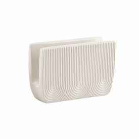 Porta-Guardanapos de Cerâmica Oasis Hauskraft 12 cm - Branco