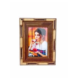 Porta Retrato De Madeira Bw Quadros 10X15 Cm - Bambu