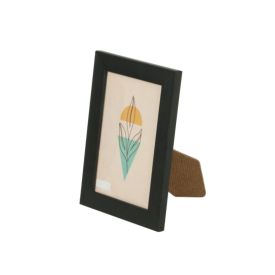 Porta Retrato De Madeira Bw Quadros 15X21cm - Preto 