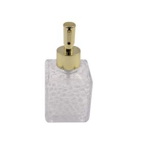 Porta Sabonete Líquido Com Tampa Dourada Havan Casa - 210Ml