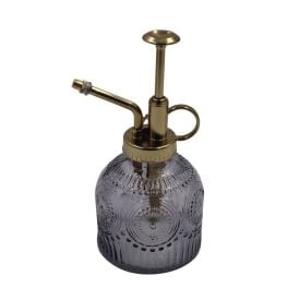 Porta Sabonete Liquido Redondo de Vidro Havan Casa 220Ml - Cinza