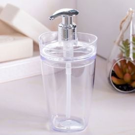 Porta Sabonete Líquido Tule News Martiplast - Transparente