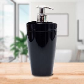 Porta Sabonete Líquido Tule News Martiplast - Preto