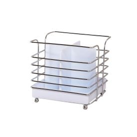 Porta Talheres Quadrado 4 Divisórias Niquelart - Branco
