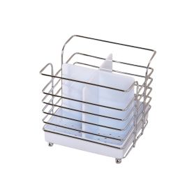 Porta Talheres Quadrado 4 Divisórias Niquelart - Branco