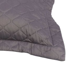 Porta Travesseiro Napoli Matelado 55Cm X 80Cm Havan Casa - Cinza Escuro